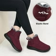 thumbnail image 6 of Ablanczoom Snow Boots Womens with Warm Fuzzy Faux Fur Slip-on Woman Winter Booties Shoes, 6 of 6