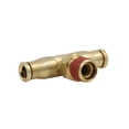 thumbnail image 3 of 5 Pack Brass Air Brake Male Branch Tee OD 1/2" X 3/8" NPT - Push-Lock-Connector Branch Tee Replaces PC1472S-8-6 PC1472SW8C S272PMT86 IDOTS97286 G311340804 D20308916 972186 97286PXDOTS, 3 of 6