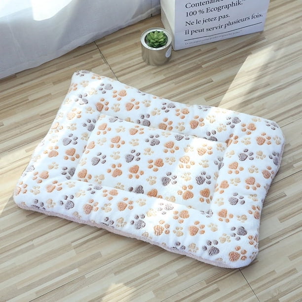 Estera de felpa gruesa, nido para gatos, estera para dormir para gatos, perrera para perros, manta de vellón coral para perros, más estera de algodón, estera nido cálida
