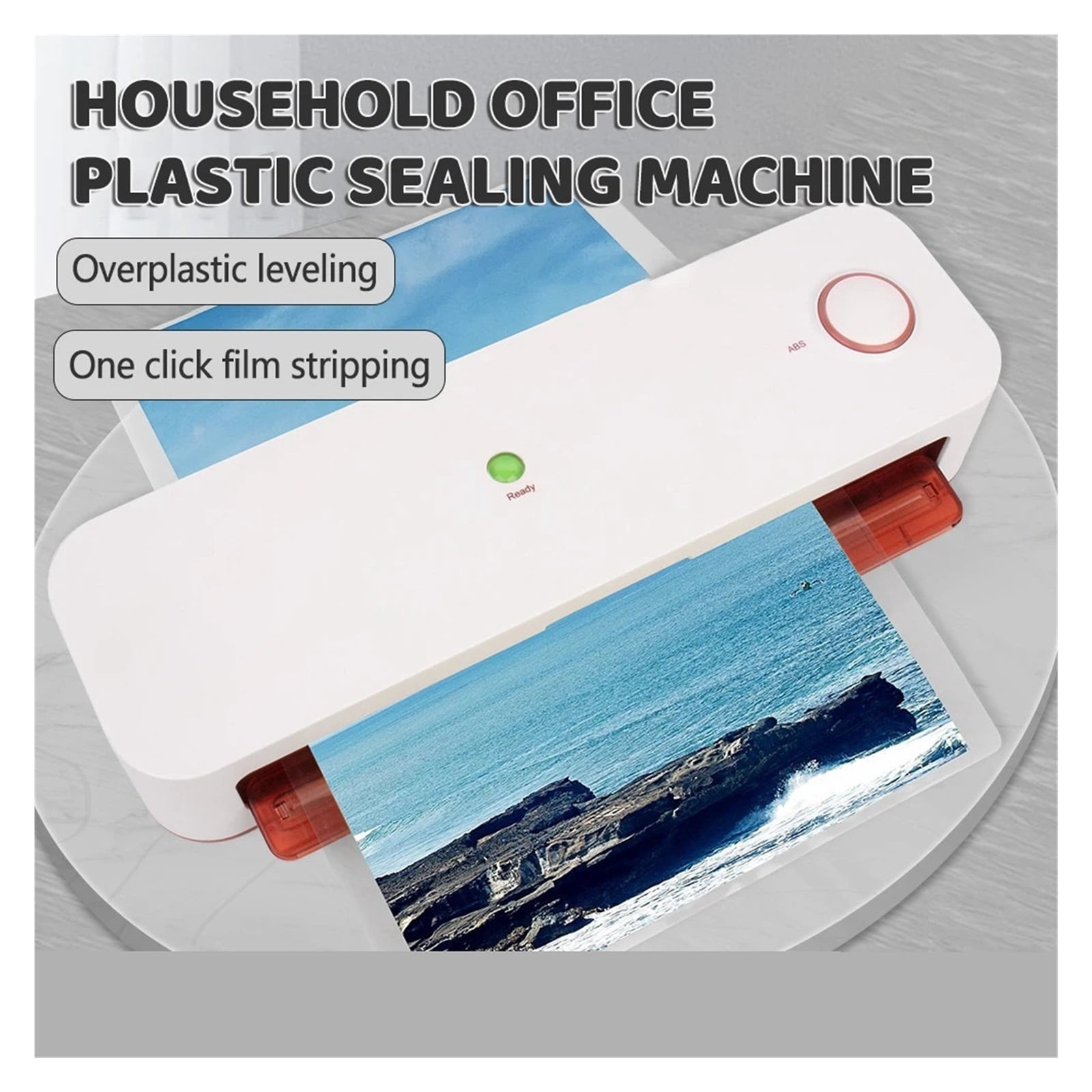 Laminator Machine Paper Cutter For A4 Document Photo Blister Packaging Plastic Film Roll Laminator
