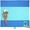 Blue, variant on WEKAPO Beach Blanket Sandproof Waterproof, Extra Large Beach Mat, Oversized & Compact Sand Free Mat Quick Drying, Lightweight & Durable with 6 Stakes & 4 Corner Pockets