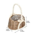 thumbnail image 4 of PTOOTP Decorative Flower Basket Synthetic Material 1Pack 4.7x3.5in, 4 of 6