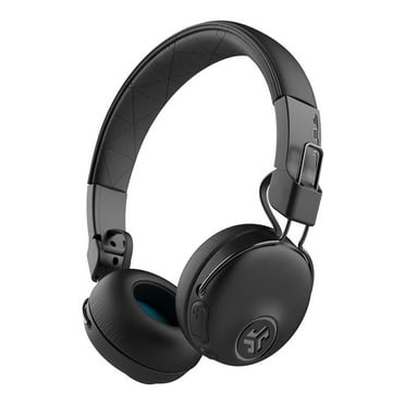 JLab Studio ANC On-Ear Wireless Headphones, Black, 34  Hour Bluetooth Playtime, Cloud Foam Cushions