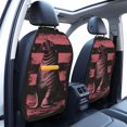 thumbnail image 2 of Goofa Graphic Seal On Stripes Pattern Car Back Seat Protector for Kids (2 Pack) ,Anti-kick Storage Mat for Car Seats,Shields from Footprints, 2 of 6