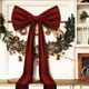 thumbnail image 1 of Adornos navideños, adornos navideños, regalos navideños, lazos de terciopelo extragrandes, adornos para árbol de Navidad, decoración para fiestas navideñas, bodas, interiores y exteriores, lazos de ga, 1 of 9