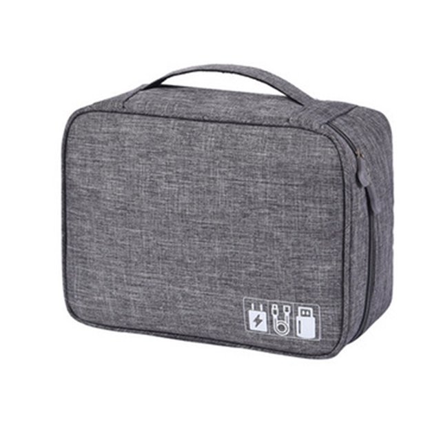 Storage Organizer, Electronics Organizer Travel Bag for Cable Accessories Storage Bag Pouch Free Separated Space Waterproof for Cable Cord Charger Hard Drive Earphone Power Bank