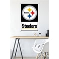thumbnail image 2 of NFL Pittsburgh Steelers - Logo 21 Wall Poster with Magnetic Frame, 22.375" x 34", 2 of 10