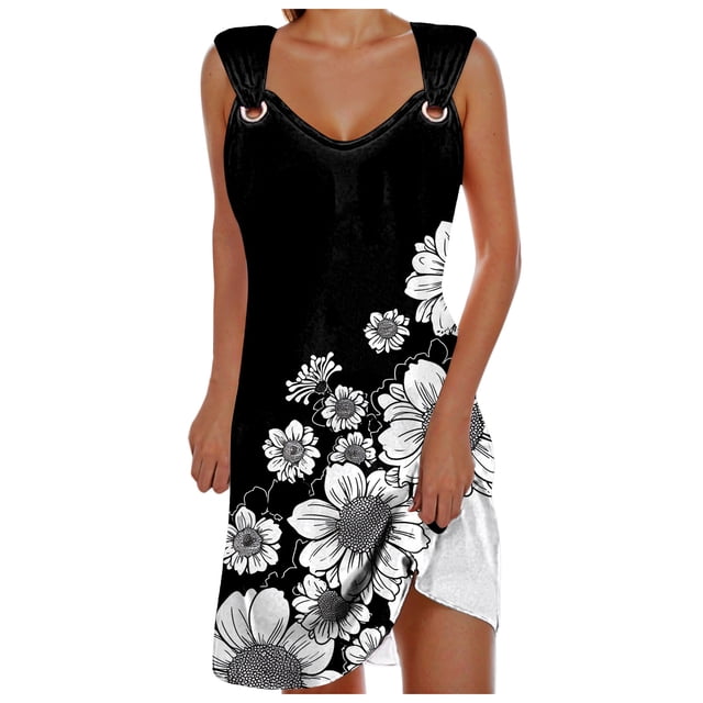 Wyzesi Chandails Molletonnés Oversize pour Femmes Tendance Femmes C Mode Uni Décontracté Ample Sans Manches Col en V Robe Chandail à Boutons Métalliques Col Ras du Cou Chandails Molletonnés Femmes Cardigans Molletonnés pour Femmes Grande Taille