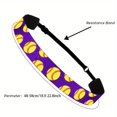 thumbnail image 1 of Lazos para el pelo de Softball, diadema elástica duradera para niñas, jugadores deportivos, 1 ud., 1 of 4