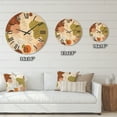 thumbnail image 4 of Designart 'One Line Portrait of Afro American Women VII' Modern Wood Wall Clock, 4 of 5
