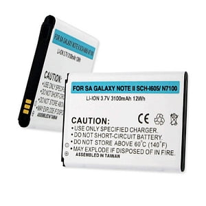 SAMSUNG GALAXY NOTE II SCH-I605 3.7V 3100mAh LI-ION BATTERY   FREE SHIPPING