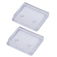 thumbnail image 1 of 2/4/8Pcs Clear Shower Liners Curtain Clip Windproof Self Adhesive Shower Splash Guard Holder Clamps Bathroom Accessories, 1 of 4