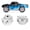 Silver[cite: 1], variant on Yajisi RC Gearbox Assembly Aluminum Alloy Transmission Case Gearbox Housing with Steel Gears for Traxxas 1/18 TRX4M RC Crawler Car Upgrade Parts Black[cite: 1]