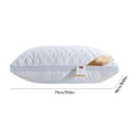 thumbnail image 3 of JikouIivo Goose Down Feather Pillow Standard Size,Hotel-grade Pillow Core Soft And Supportive Down Bed Pillow Suitable For Back Side And Stomach Sleepers Made Of Skin-friendly Cotton Fabric,1 Pack, 3 of 6