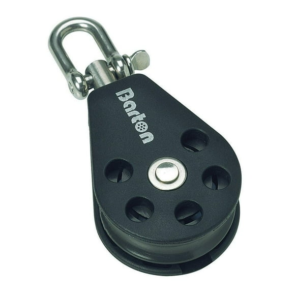 Bloque giratorio Barton Marine tamaño 1 individual con Becket N01 130