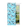 thumbnail image 2 of MKHERT Wild Whale Window Curtain Living Room,Bedroom Window Drapes 52x84 inch, 2 of 2