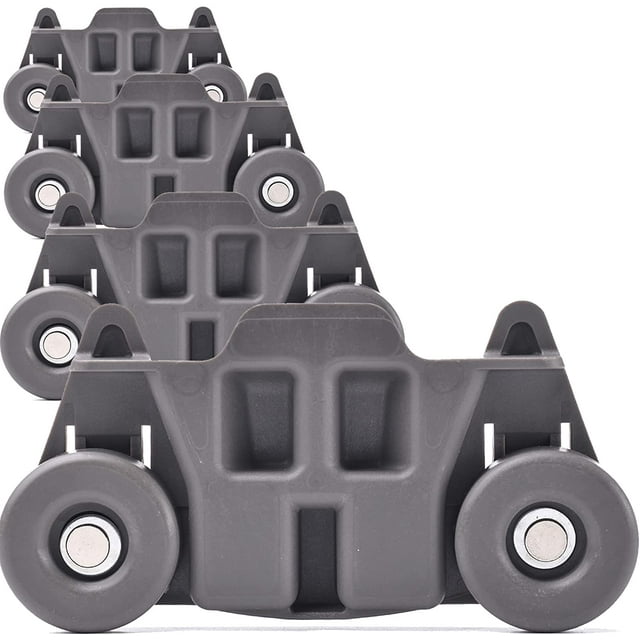 4 Piece Lower Dishwasher Wheel Replacement Compatible With Whirlpool Kenmore W10195416 Roller Assembly