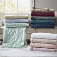 thumbnail image 5 of King Down Alternative Blanket with Satin Trim, Soft Lightweight Bed Blanket For All Season, Breathable Blanket for Home, Blue, 5 of 7