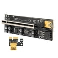 thumbnail image 4 of Cable vertical de Gpu, tarjeta vertical PCIE, cable de tarjeta estable para PC E, tarjeta de extensión PC E, diseño aerodinámico, 4 of 8