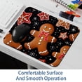 thumbnail image 6 of Gingerbread Man Gaming Mousepad Square, 8.3x9.8 Inch Non-Slip Rubber Bottom Printed Mouse Mat for Office and Gaming, 6 of 6