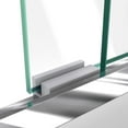 thumbnail image 5 of DreamLine Duet 30 in. D x 60 in. W x 74 3/4 in. H Semi-Frameless Bypass Shower Door in Chrome and Right Drain Biscuit Base, 5 of 15