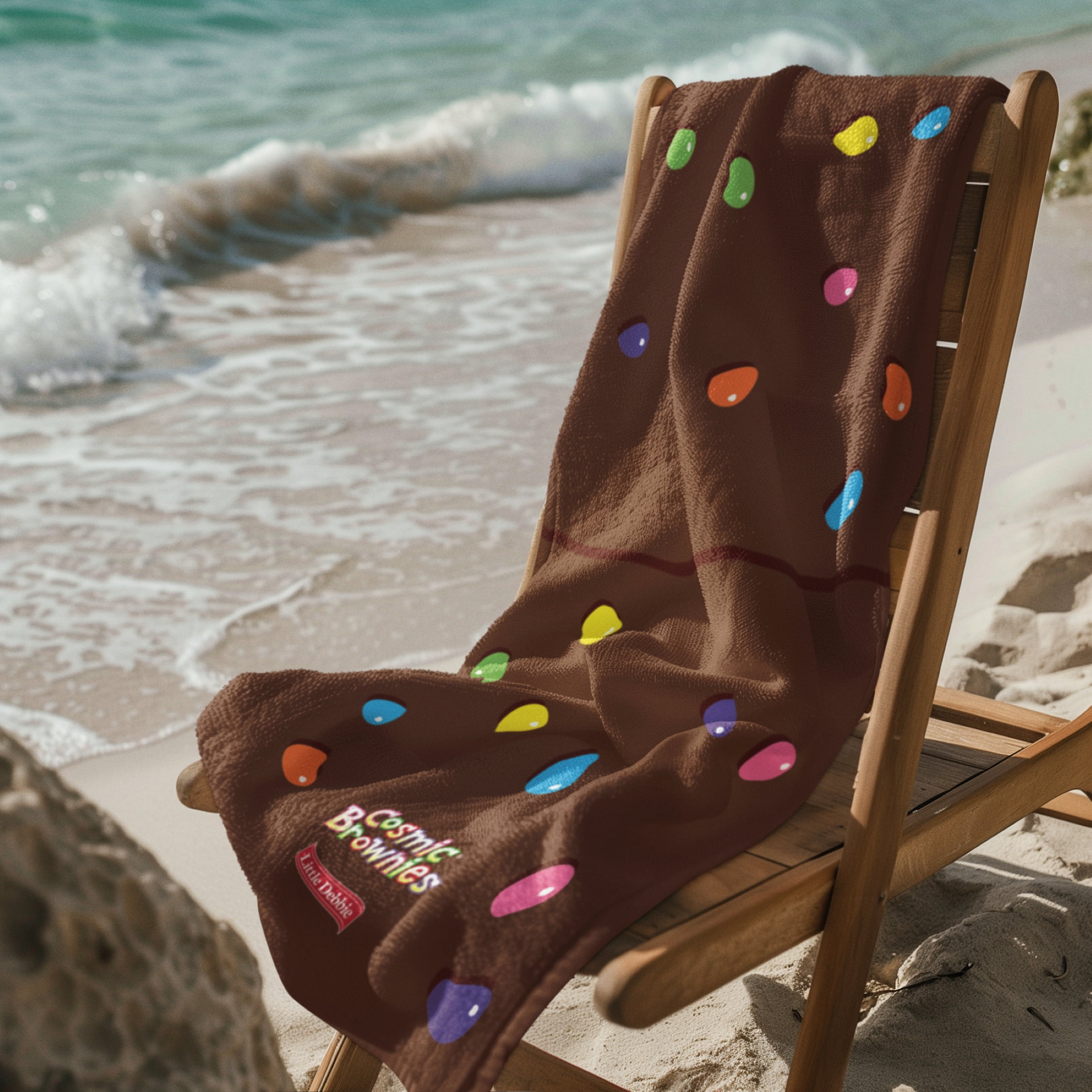 Little Debbie Absorbent Cosmic Brownies Pool & Beach Towel