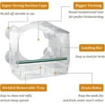 thumbnail image 3 of Window Bird Feeder for Outside with Strong Suction Cups Fits for Cardinals, Finches, Chickadees, 3 of 5
