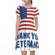 thumbnail image 1 of Balery Thank You Veterans Vestidos sueltos de manga corta para mujer, vestidos de verano 2025, vestidos casuales de corte A con vuelo., 1 of 6