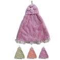 thumbnail image 5 of Toalla de mano de terciopelo Coral para bebés y niños, toalla absorbente para colgar, baño, cocina, limpieza, paño de saliva, pañuelo Inevent JJ12624-03, 5 of 5