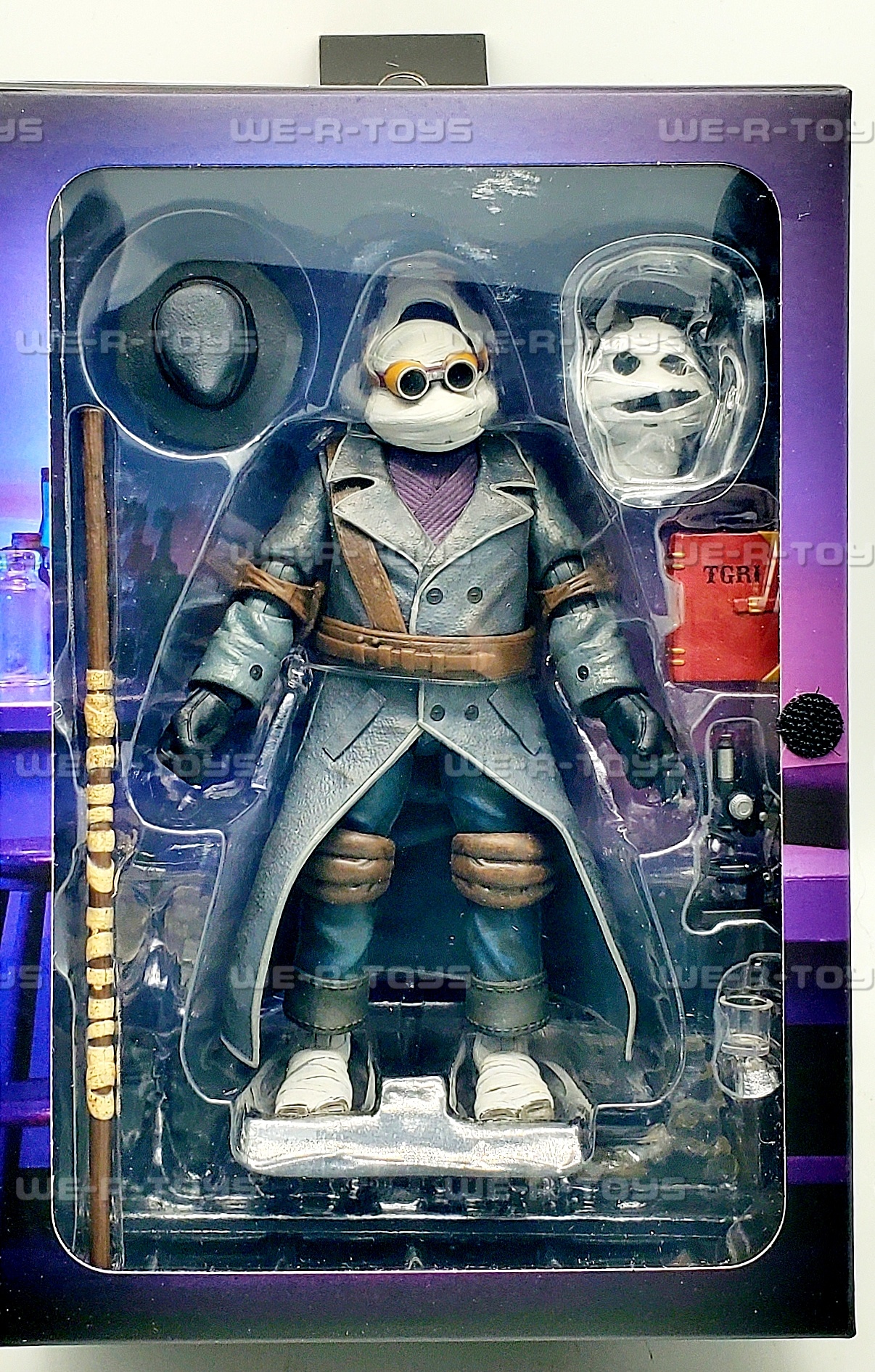 Universal Monsters/Teenage Mutant Ninja Turtle- 7” Scale Action Figure - Donatello as The Invisible Man