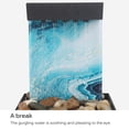 thumbnail image 2 of Advancent Fuente de agua de para interiores Rockery y fuente de agua que fluye Cascada Decoración de oficina en casa (estilo D) Decoración del hogar, 2 of 6