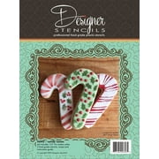 Candy Cane Cookie Cutter and Stencil Set by Designer Stencils