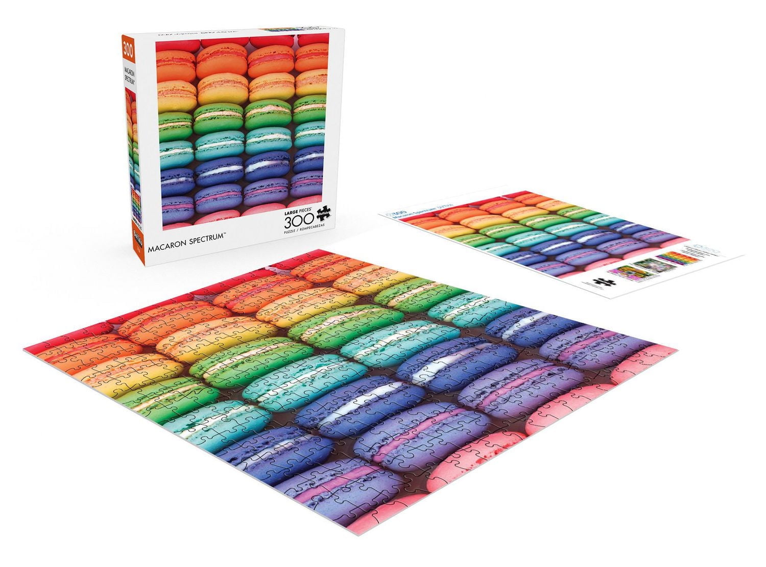 Buffalo Games - Large Pieces - Macaron Spectrum - 300 Piece Jigsaw Puzzle