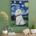 thumbnail image 2 of Lhasa Apso Vintage Dog Golf Canvas – Artistic Sports, Lhasa Apso Dog with Golf Stretched Canvas Size 8x12 Wall Print for Bedroom, Living Room, Office, 2 of 5