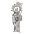 thumbnail image 3 of JOYARIS Dije San Judas Grande Corona Zirconia Plata Ley 925 DM-0001227, 3 of 3