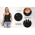 thumbnail image 6 of MOYIKO Tank Tops for Women Eyelet Crew Neck Sleeveless Tops Dressy Casual Trendy Flowy Summer Shirts Loose Fit, 6 of 7
