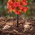 thumbnail image 5 of PBAZIH Artificial Flowers for Outdoors Waterproof Faux Garden Plants for Porch and Patio Durable Plastic Decorative Mums for Halloween and Thanksgiving Decor Easy to Install with Ground Stakes, 5 of 9
