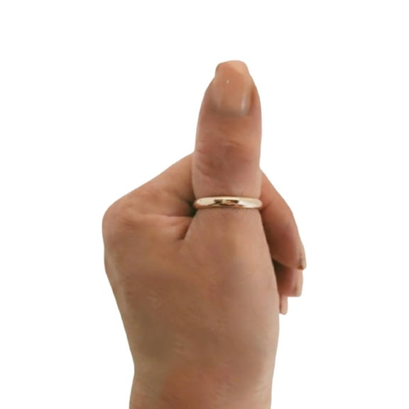 Thumb Ring, Gold Thumb Ring, 14K Gold Filled thumb Ring, 3mm, Gold Thumb Rings For Women , Real 14k, Comfort Fit