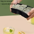 thumbnail image 6 of Large Silicone Ice Cube Tray, Whiskey Cocktail Mold With Lid, Hexagonal Ice Block Maker, Freezer-Safe Drink Cooler, BPA-Free Bar Accessory, 6 of 6
