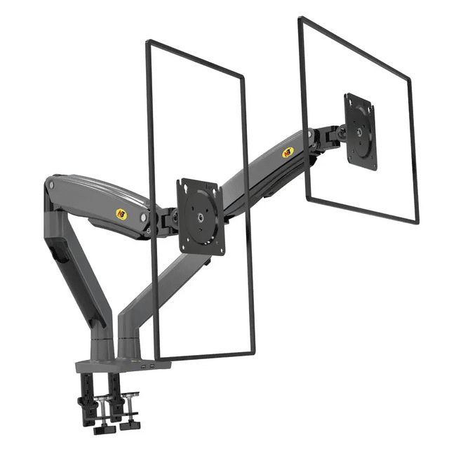 Soporte de Escritorio para Monitores 22" a 32" | Doble Brazo | Movimiento Completo