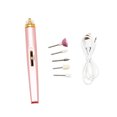 thumbnail image 3 of Kozecal Kit de Perceuse à Ongles Portable, 5 en 1 Perceuse à Ongles Électrique Portable USB Chargeant la Machine de Meulage à Ongles avec Lumière LED, Perceuse à Ongles, 3 of 5