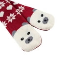 thumbnail image 6 of Fanient Women's Fuzzy Slipper Socks with Non-Slip Grippers Fleece Sherpa Lined Warm Socks Christmas Gifts for Womens Mens, 6 of 7