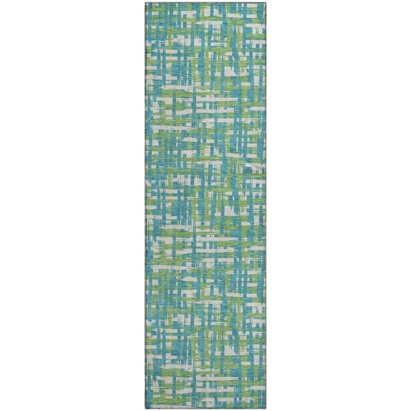 Dalyn Rugs Premium Machine Washable Mayfield AMF1060 Turquoise 2'3" x 7'6" Runner Rug