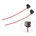 thumbnail image 4 of H1 Female Socket, DC 12V-24V ABS Ceramic H1 Bulb Connector With 1mm² Wire Harness For DIY Modification For Replacement For Extension, 4 of 8