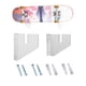 thumbnail image 5 of Yuarrent Soporte acrílico de mano de obra fina y estabilidad para exhibir y almacenar patinetas cruceros transparentes Decoración del hogar, 5 of 6