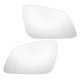 thumbnail image 1 of Reemplazo de vidrio del espejo retrovisor izquierdo y derecho calefaccionado, vidrio blanco con respaldo, adecuado para BMW F20 F22 F30, 1 of 6
