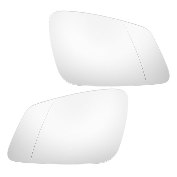 Reemplazo de vidrio del espejo retrovisor izquierdo y derecho calefaccionado, vidrio blanco con respaldo, adecuado para BMW F20 F22 F30