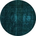 thumbnail image 1 of Ahgly Company Indoor Round Persian Light Blue Bohemian Area Rugs, 3' Round, 1 of 4