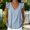A2 Light blue, variant on Cotton Linen Sleeveless Tops for Women Ruffle Trim Tank V Neck Y2K Cute Tops V Neck Cotton Linen Shirts Casual Summer Gauze Shirt Plus Size Pullover Shirts Tunic Top Sleeveless Layering Camisoles