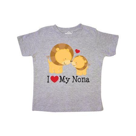 

Inktastic I Love My Nona Gift Toddler Boy or Toddler Girl T-Shirt